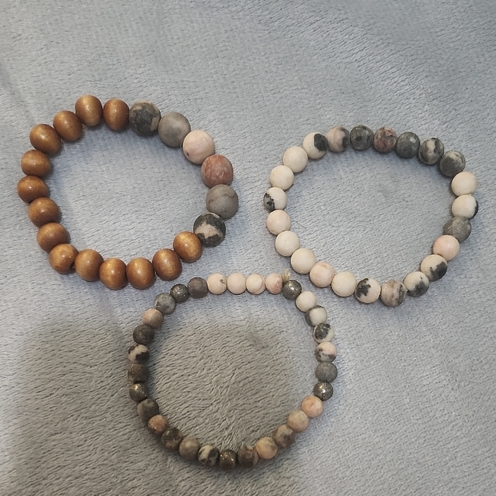 Elegant Beaded Bracelet Set